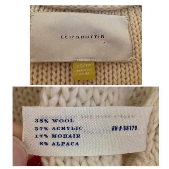 Anthropologie Leifsdottir Loamy Hills Cardigan Sweater Sweatercoat XS EUC - Picture 11 of 11